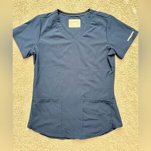 Skechers Women's Navy Scrub Top